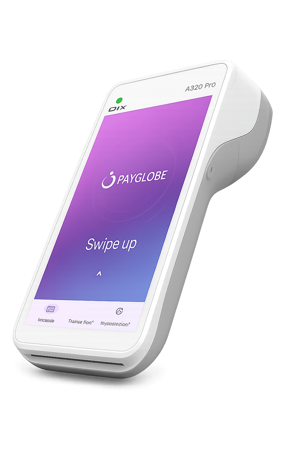 PAX A920 Pro - Schermata Home PayGlobe